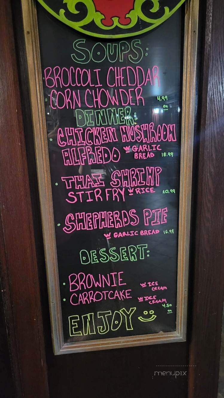 The Red George Public House - Prescott, ON menu_pic
