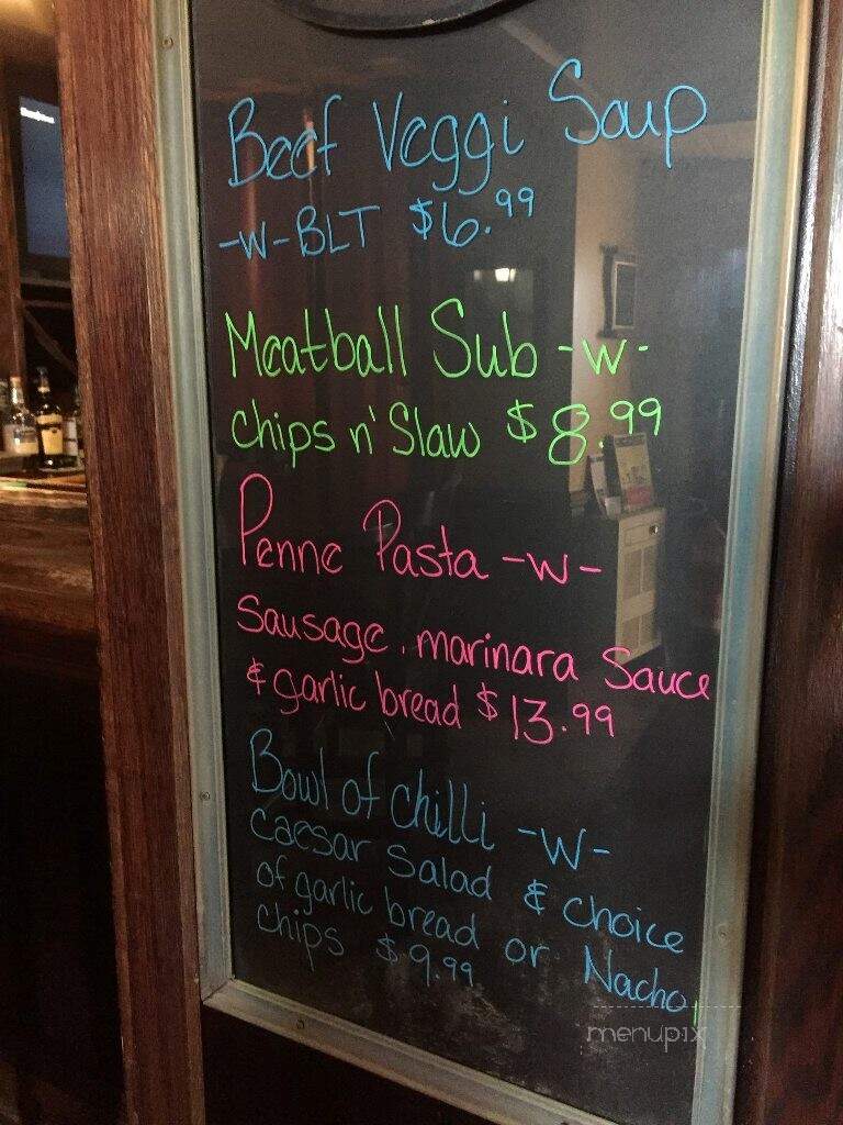 The Red George Public House - Prescott, ON menu_pic