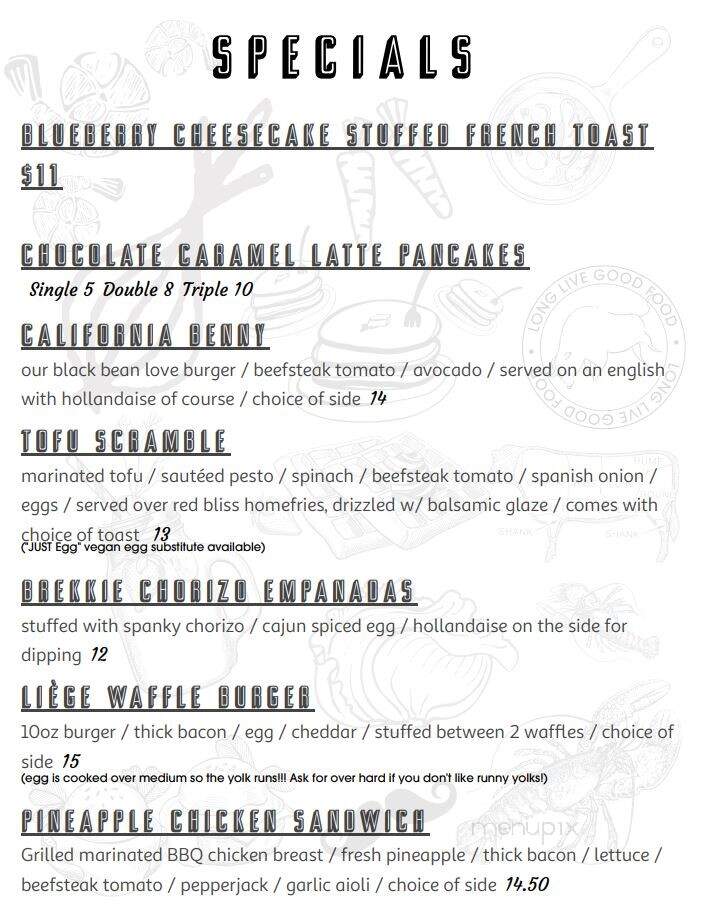 Fallen Leaf Bistro - Rochester, NH menu_pic