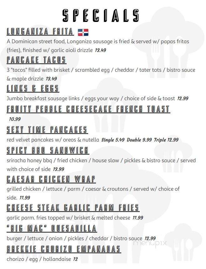 Fallen Leaf Bistro - Rochester, NH menu_pic