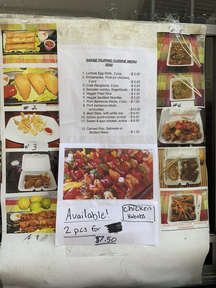 Sanse Filipino Cuisine - Grand Rapids, MI menu_pic