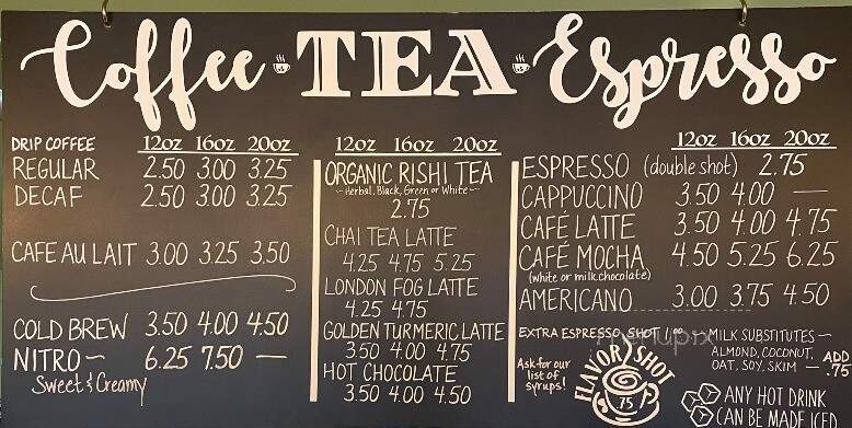 ABRAZO Coffee - Racine, WI menu_pic