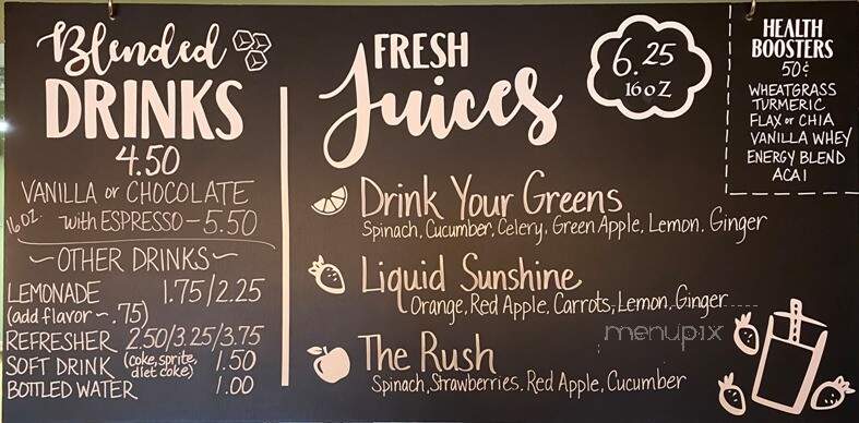 ABRAZO Coffee - Racine, WI menu_pic