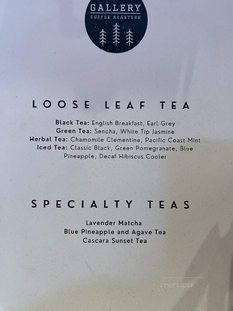 Gallery Coffee - Woodland, CA menu_pic