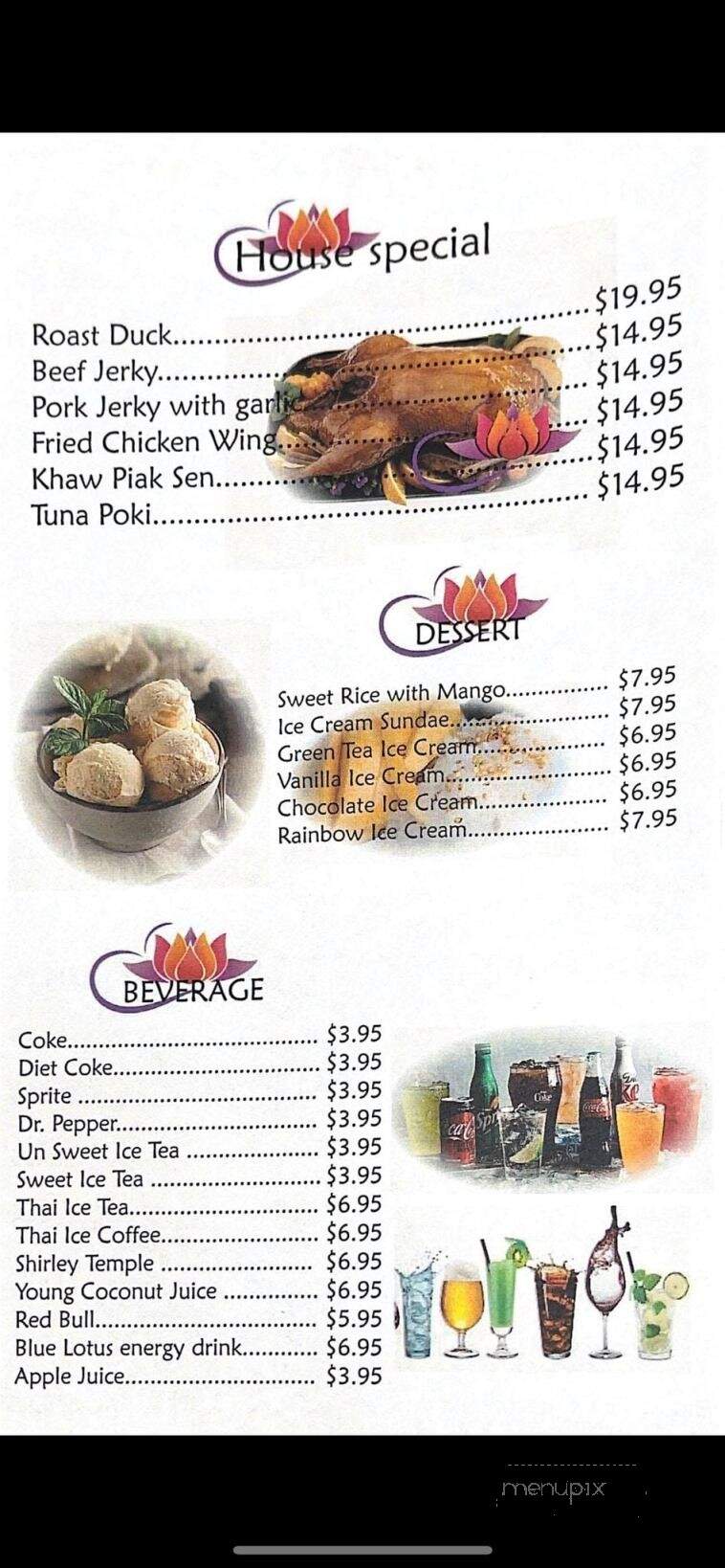 Pattaya Thai Cuisine - Wasilla, AK menu_pic