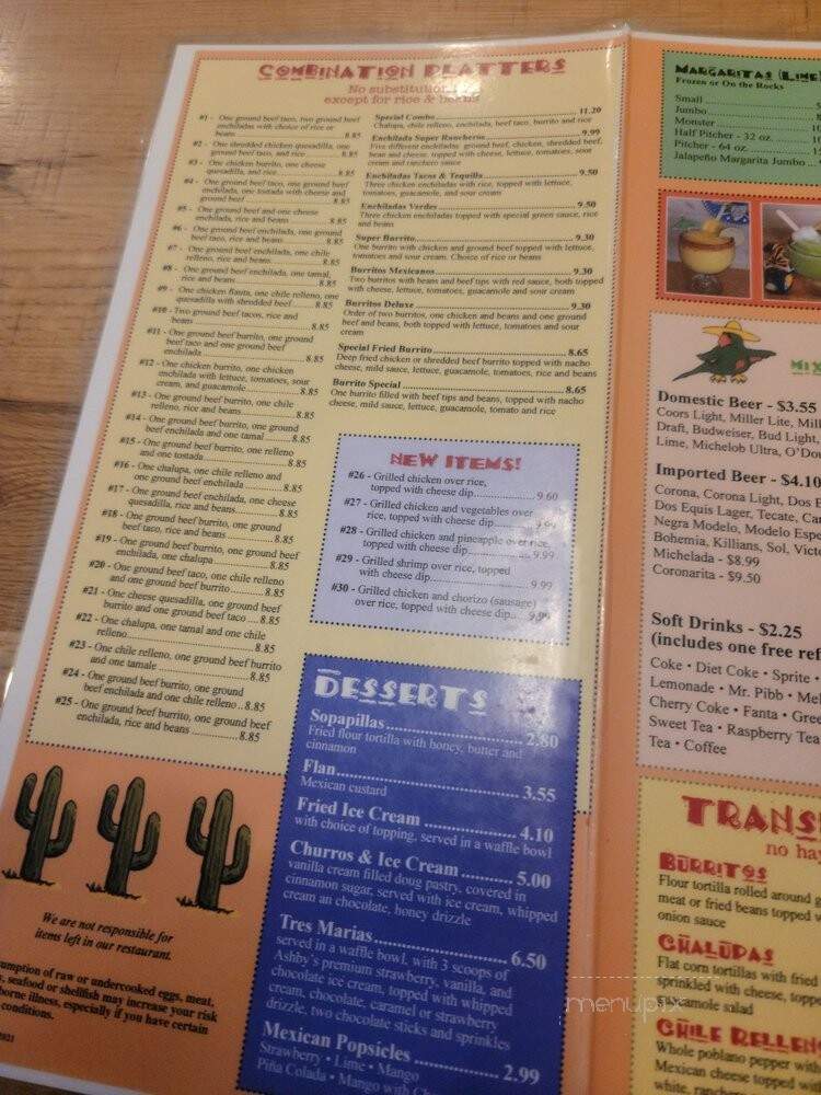 Tacos and Tequila - Ashland, OH menu_pic