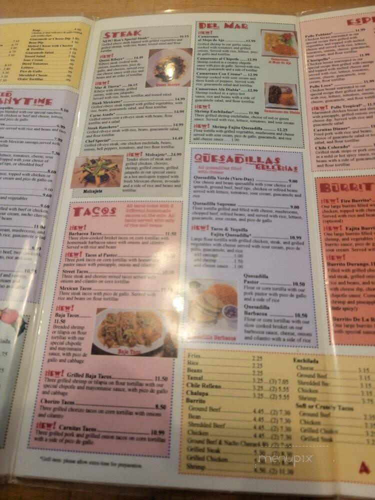 Tacos and Tequila - Ashland, OH menu_pic