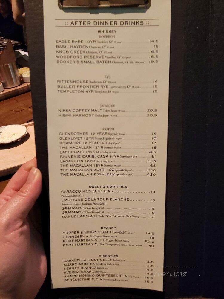 Water Grill Bellevue - Bellevue, WA menu_pic