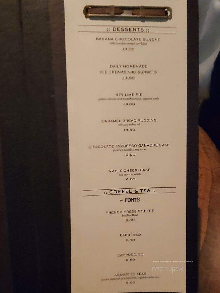 Water Grill Bellevue - Bellevue, WA menu_pic