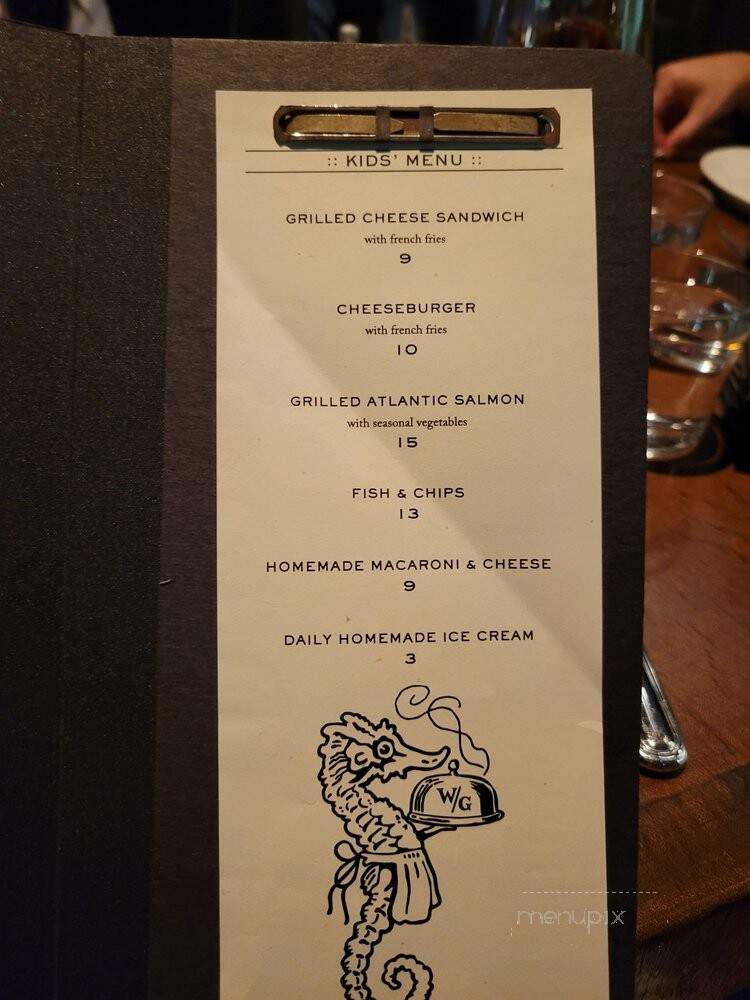 Water Grill Bellevue - Bellevue, WA menu_pic