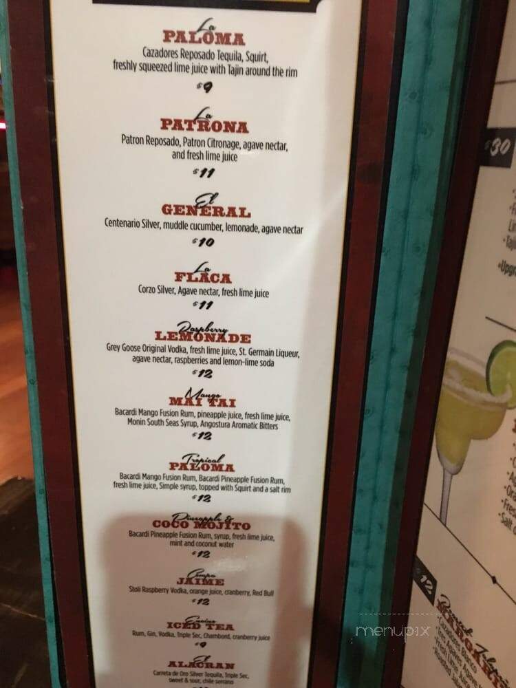El Mariachi - Encino, CA menu_pic