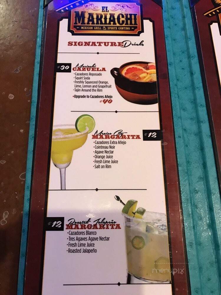 El Mariachi - Encino, CA menu_pic