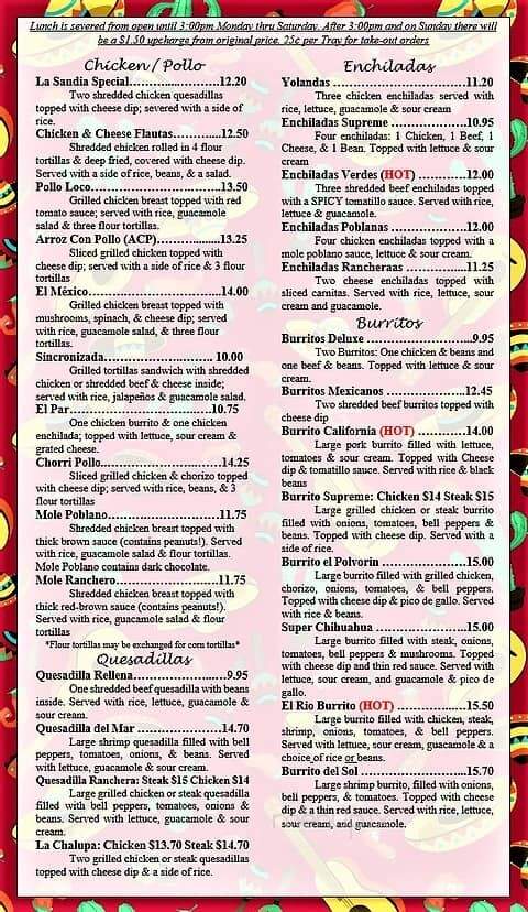 La Tolteca - Prince Frederick, MD menu_pic