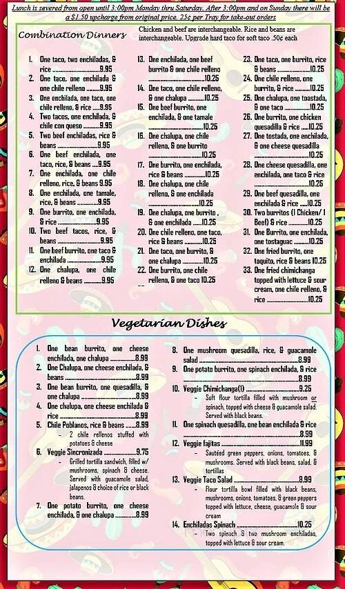 La Tolteca - Prince Frederick, MD menu_pic
