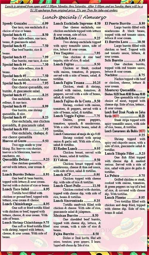 La Tolteca - Prince Frederick, MD menu_pic