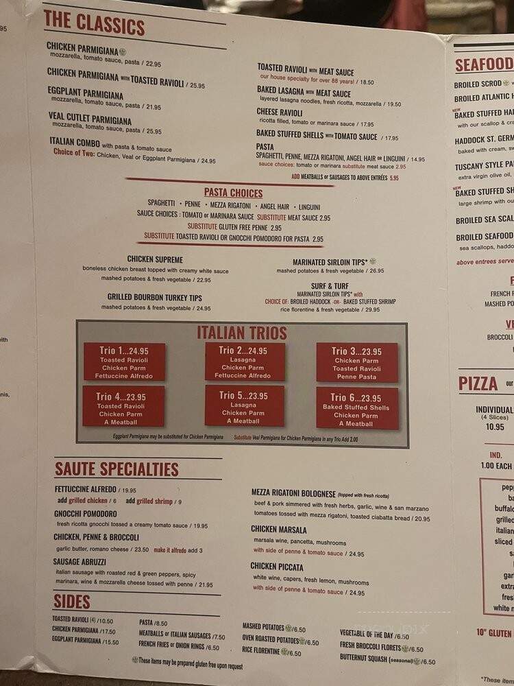 Chateau Restaurant - Braintree, MA menu_pic