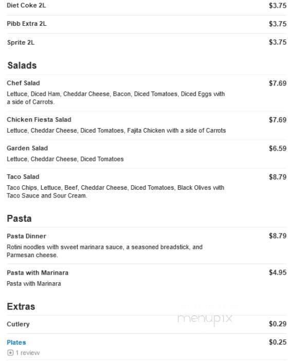 Pizza Ranch - Maryville, MO menu_pic