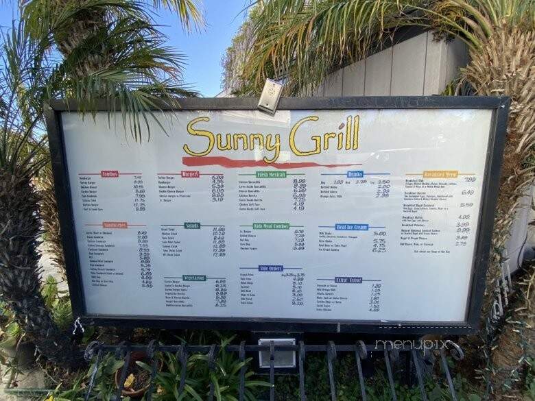 Sunny Grill - Los Angeles, CA menu_pic