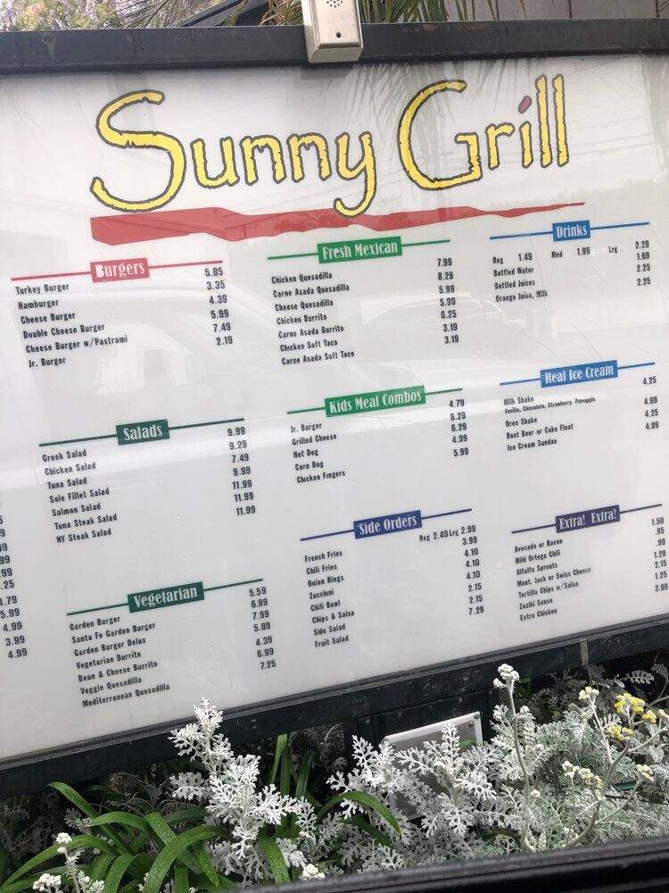 Sunny Grill - Los Angeles, CA menu_pic