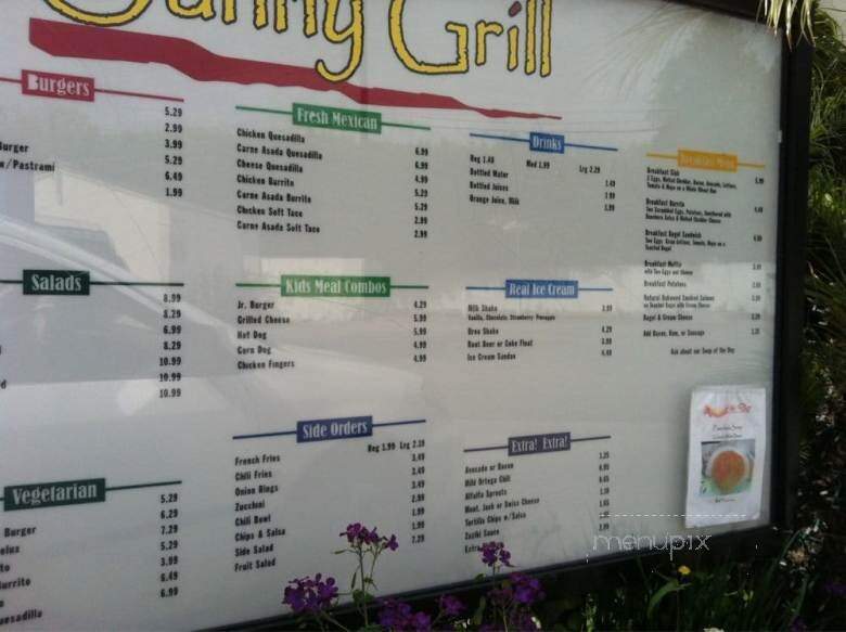 Sunny Grill - Los Angeles, CA menu_pic