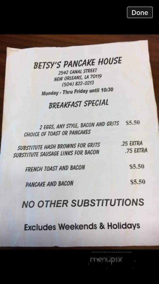 Betsy's Pancake House - New Orleans, LA