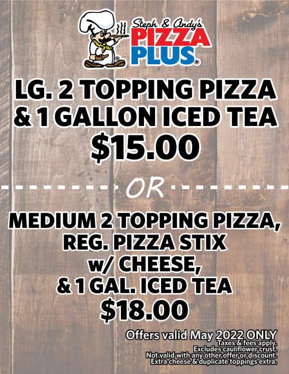 Pizza Plus - Blaine, TN menu_pic