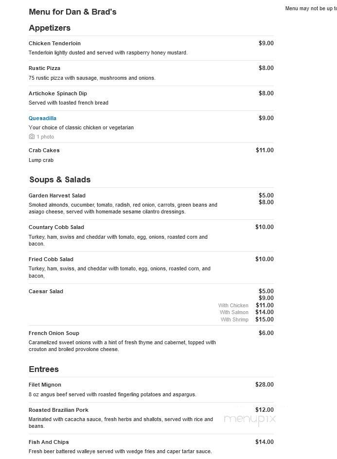 Washington DC Restaurant Guide Menus and Reviews MenuPix