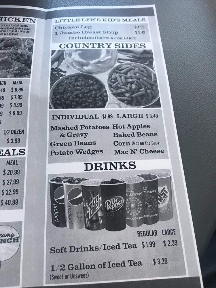 Lee's Famous Recipe Chicken - Richmond, VA menu_pic