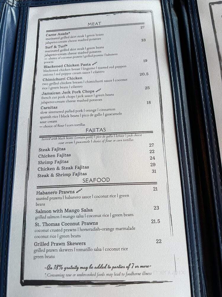 Azul Restaurant & Lounge - Mill Creek, WA menu_pic