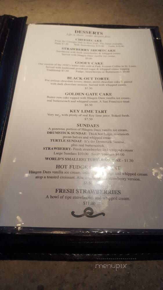 Elsa's On The Park - Milwaukee, WI menu_pic