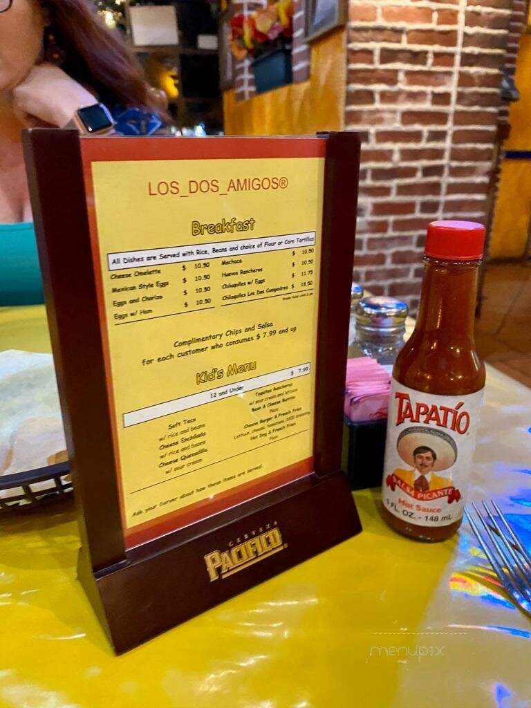 Los Dos Amigos - Thousand Oaks, CA menu_pic