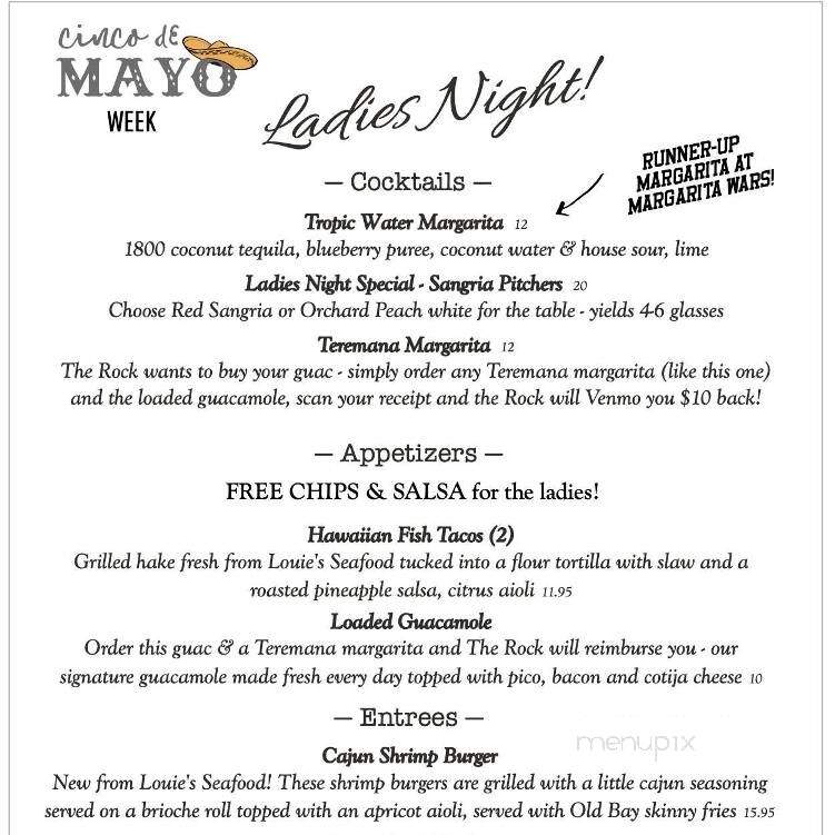 Fresca Tequila Bar & Grill - Colchester, CT menu_pic