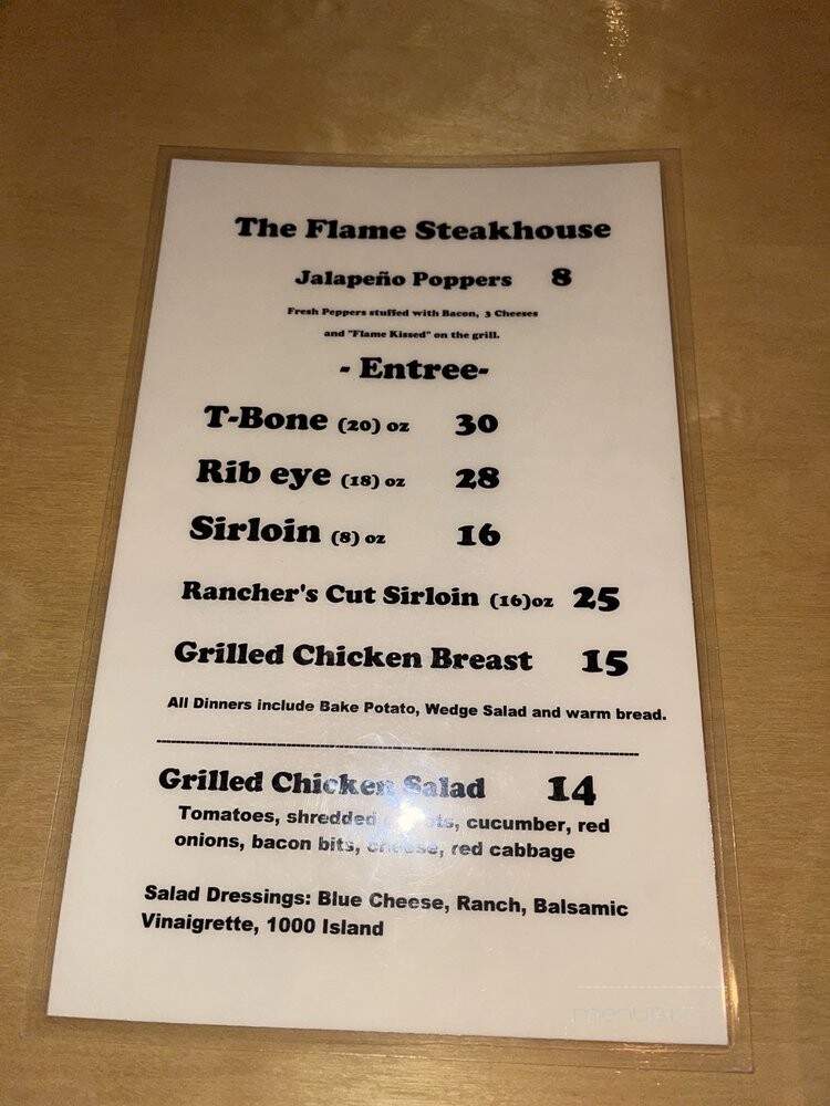The Flame Steakhouse - Fort Morgan, CO