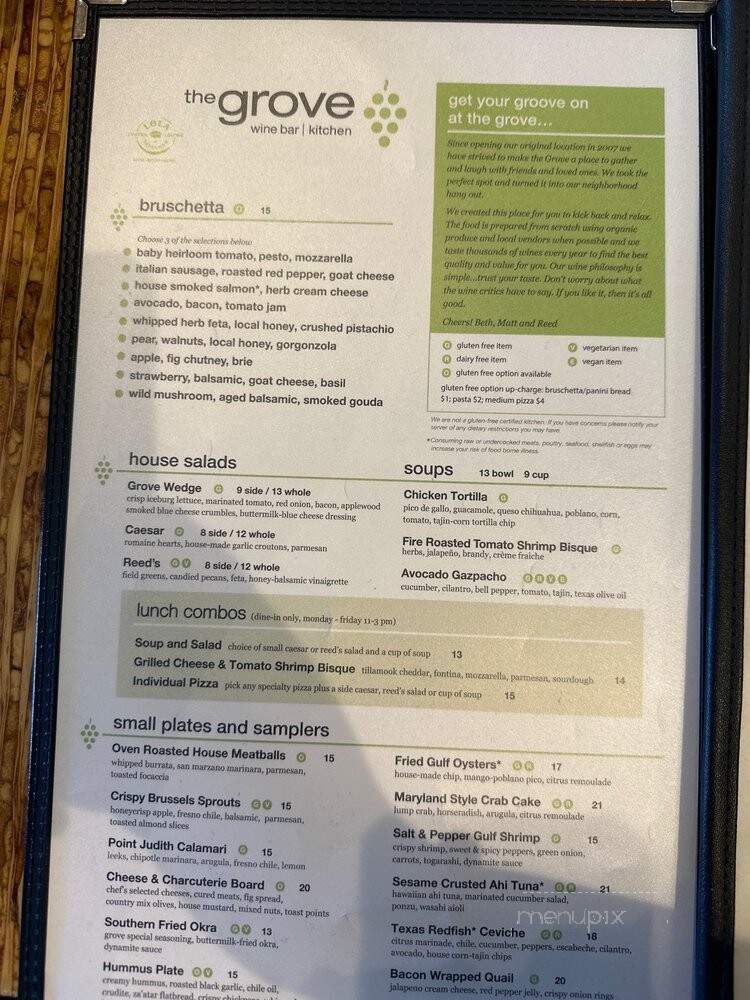 The Grove Wine Bar & Kitchen - Cedar Park, TX