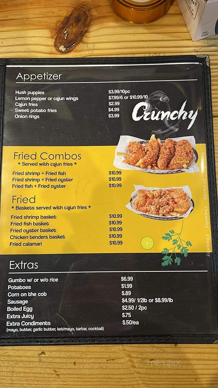 Juicy Crawfish & Seafood - College Station, TX menu_pic
