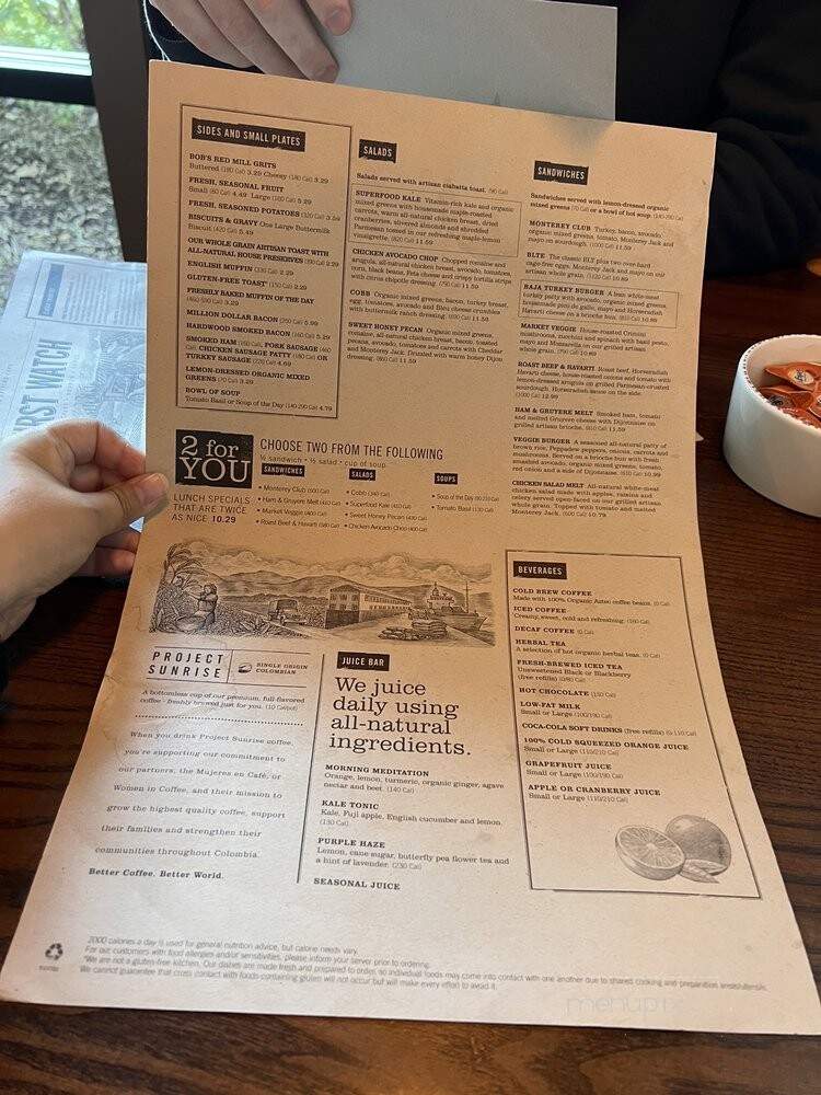 First Watch - Greenville, NC menu_pic