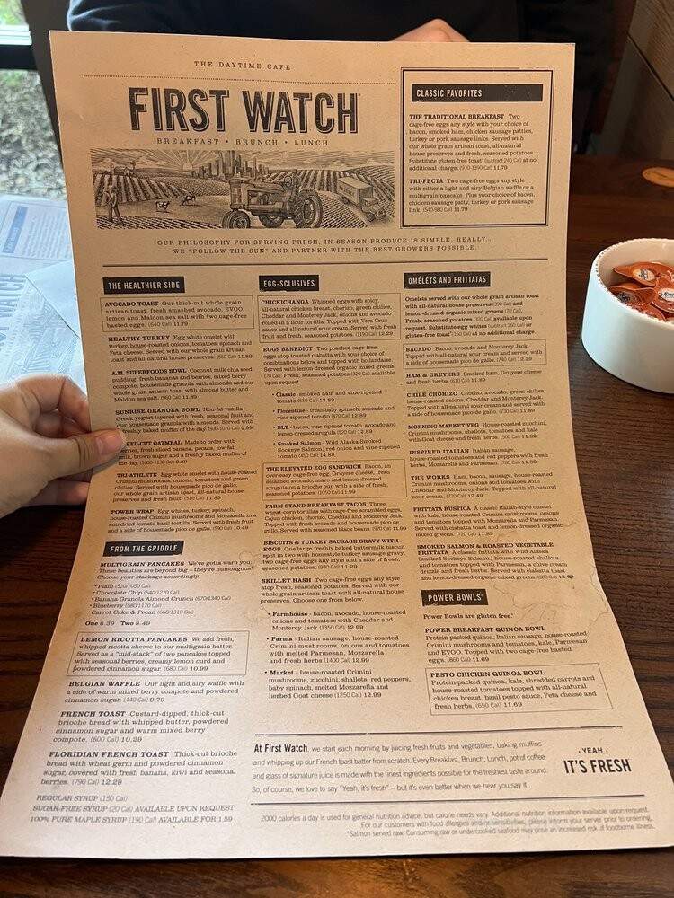 First Watch - Greenville, NC menu_pic