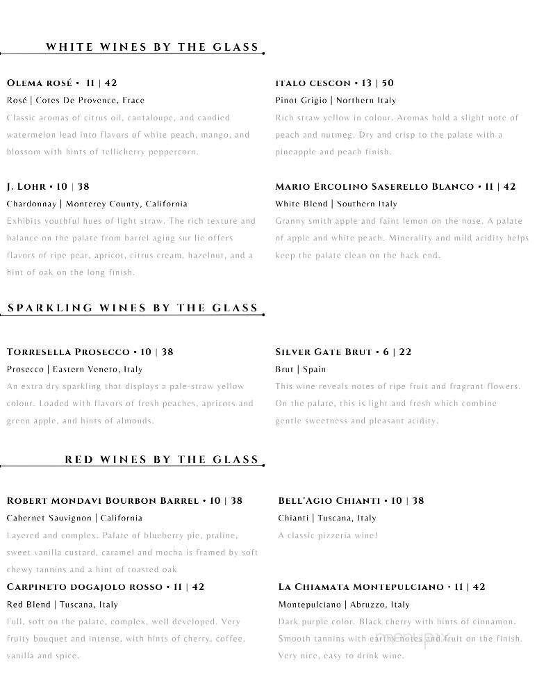 La Calabria - Comfort, TX menu_pic