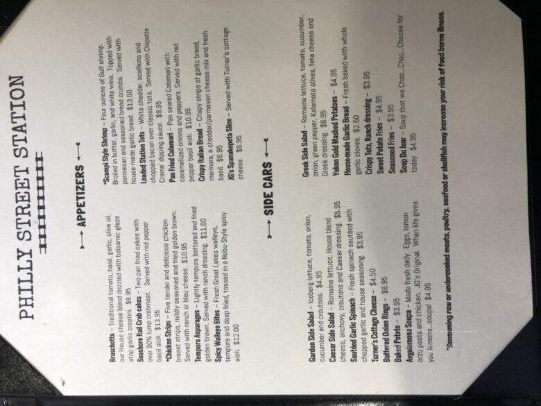 Philly Street Station - Indiana, PA menu_pic