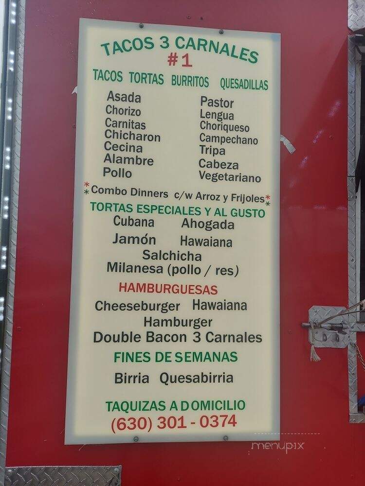 Tacos 3 Carnales - Aurora, IL