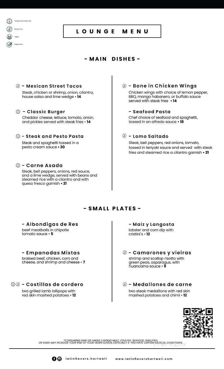 Latin Flavors - Hartwell, GA menu_pic