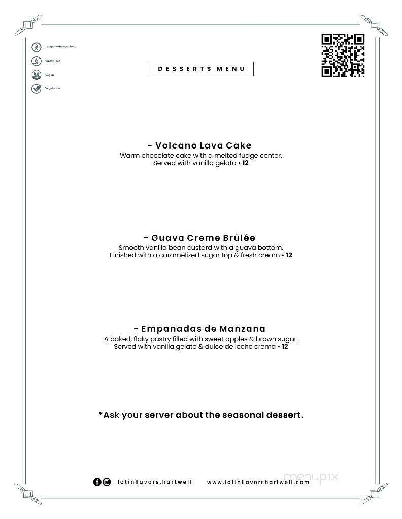 Latin Flavors - Hartwell, GA menu_pic