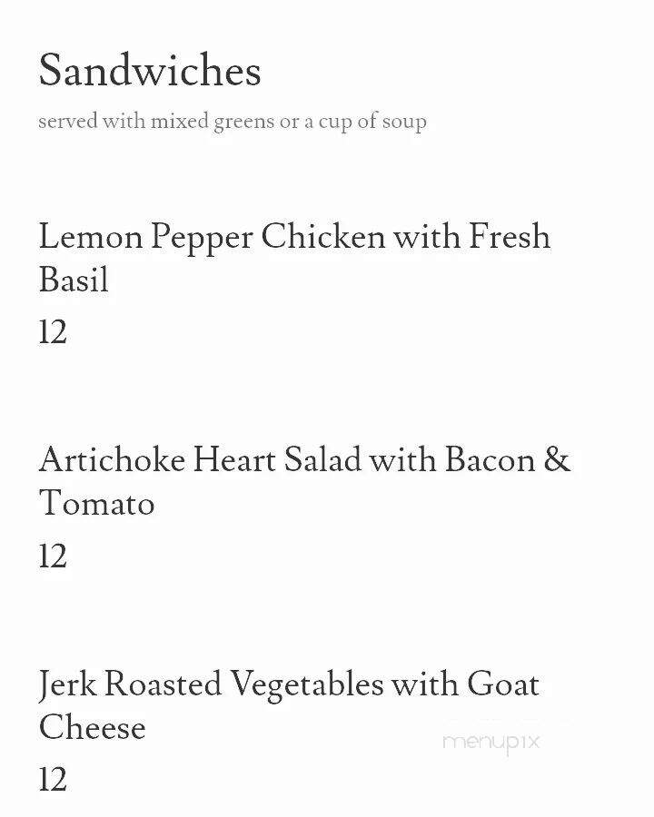 Lemon Hill Cafe & Bookstore - Montesano, WA menu_pic