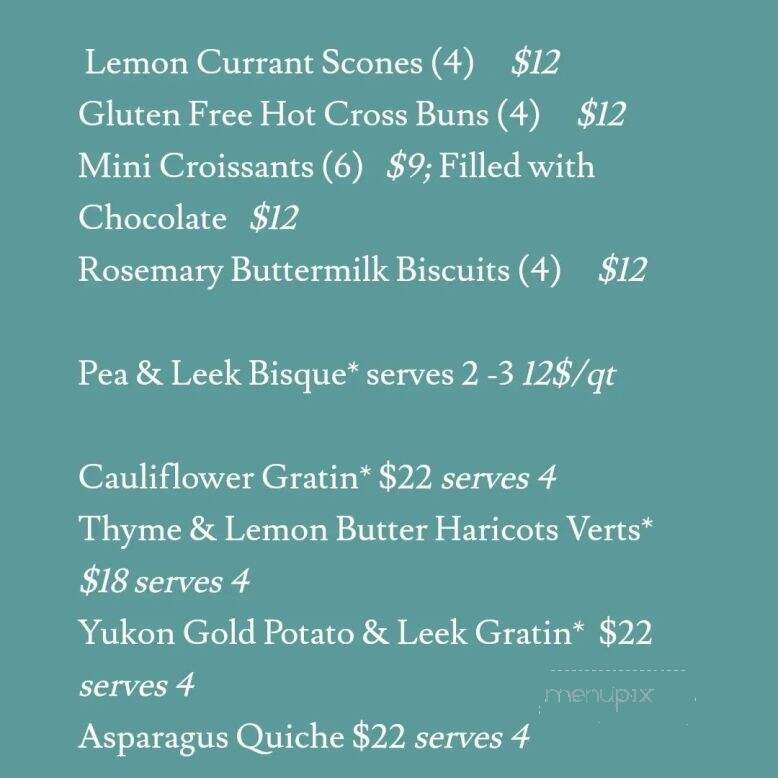 Lemon Hill Cafe & Bookstore - Montesano, WA menu_pic