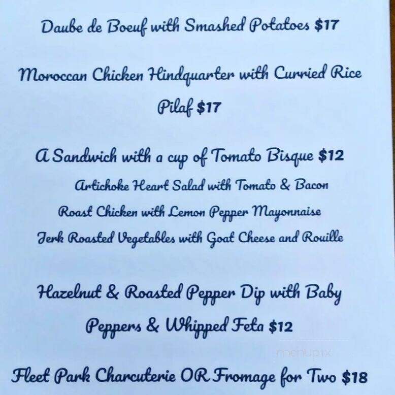 Lemon Hill Cafe & Bookstore - Montesano, WA menu_pic