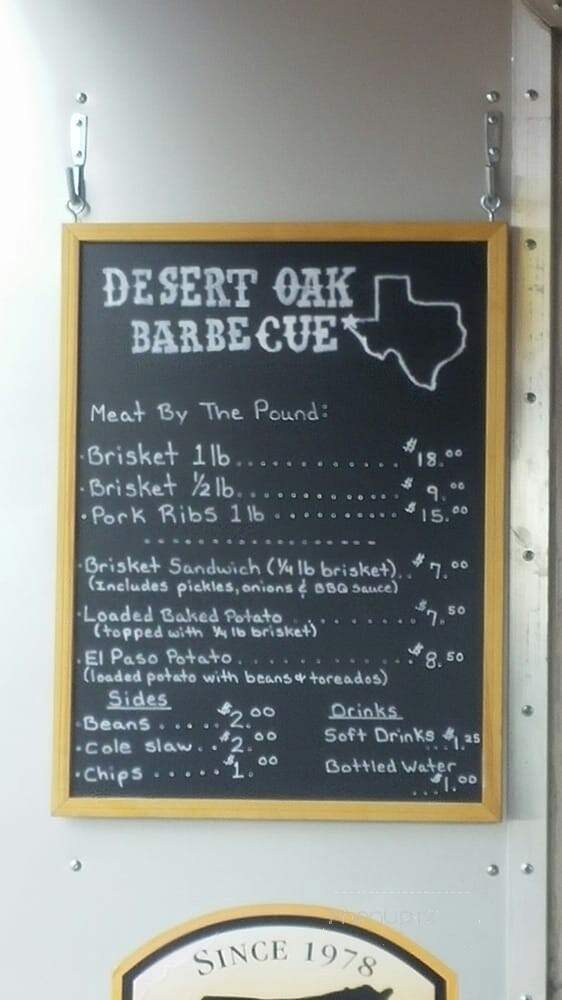 Desert Oak Barbecue - El Paso, TX