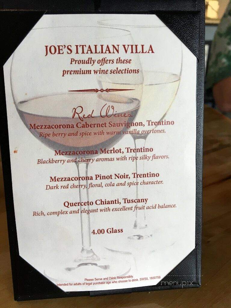 Joe's Italian Villa - Palos Heights, IL