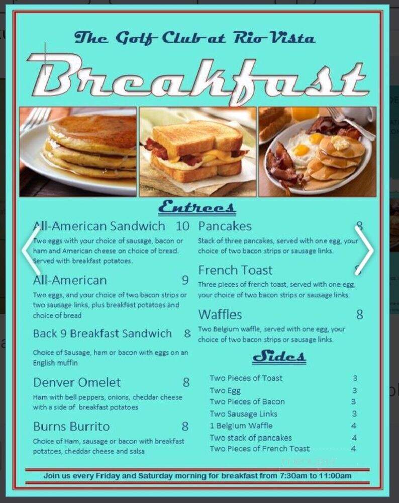 The Monarch Grill - Rio Vista, CA menu_pic