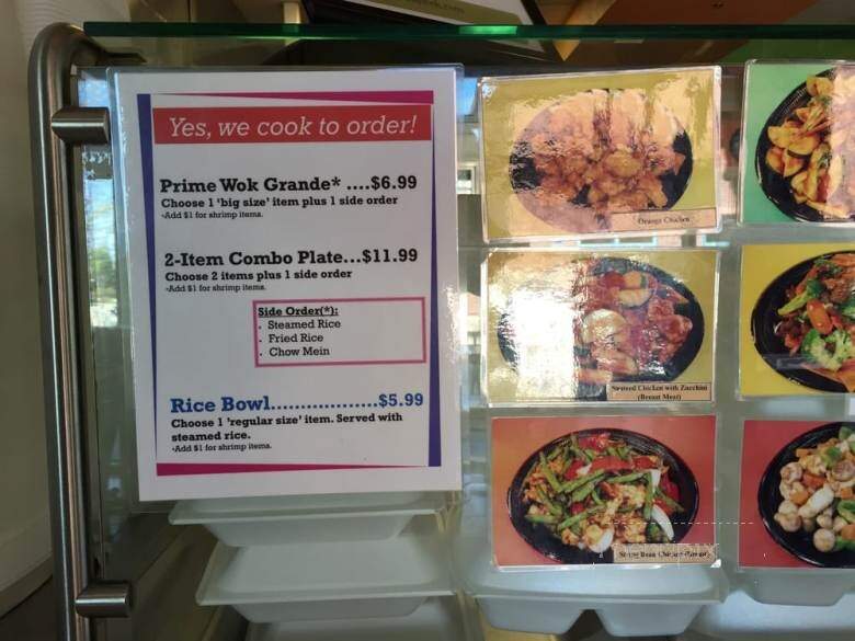 Prime Wok Express - Rocklin, CA menu_pic