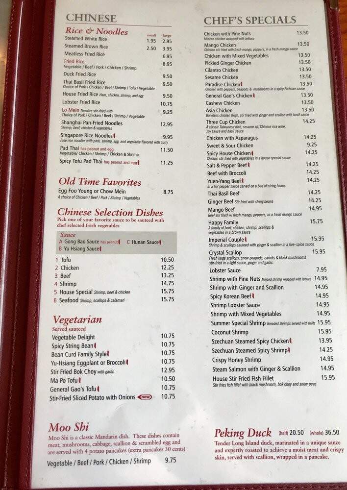 Asia - Mashpee, MA menu_pic